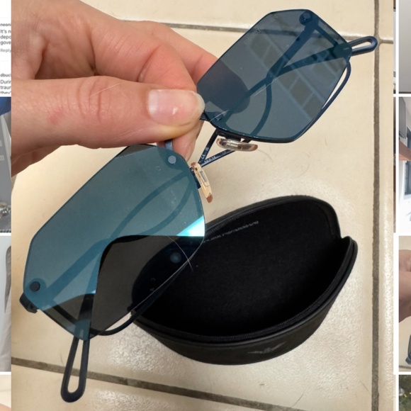 Emporio Armani EA 2136 - 301855 Matte Blue | Sunglasses Woman main image 7